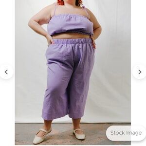 Nettle Studios Lavender Mid Easy Pant